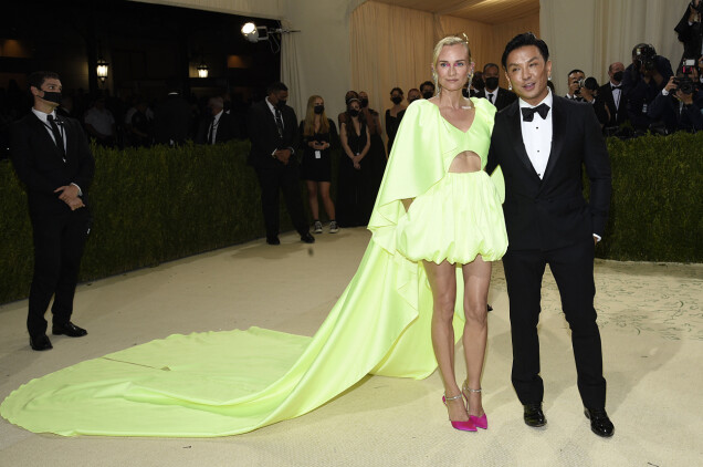 Diane Kruger och Prabal Gurung. Diane Kruger och Prabal Gurung.