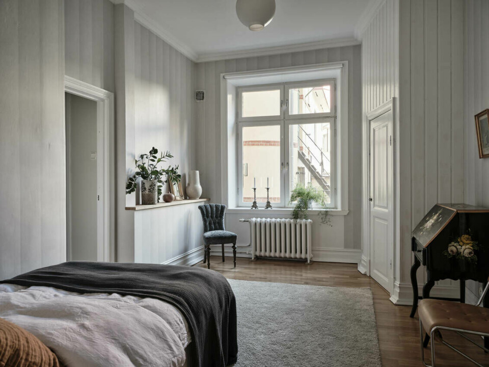 Ett av de mindre sovrummen. Ett av de mindre sovrummen.