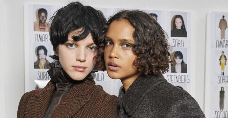 Backstage på Max Mara AW21. Backstage på Max Mara AW21.