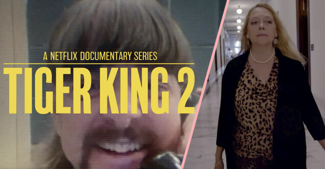 Joe Exotic och Carole Baskin i Tiger king säsong 2. Foto: Netflix Joe Exotic och Carole Baskin i Tiger king säsong 2. Foto: Netflix