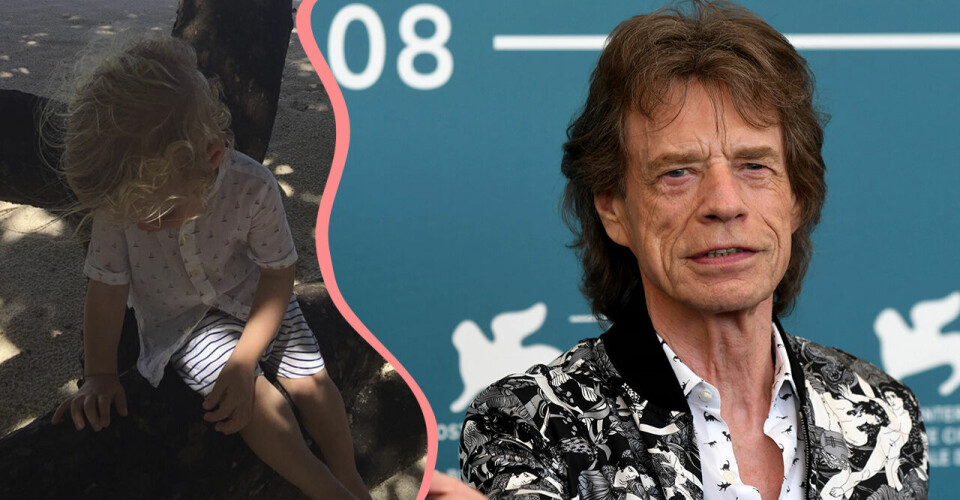 78-åriga Mick Jaggers 4-åriga son är pappa upp i dagen