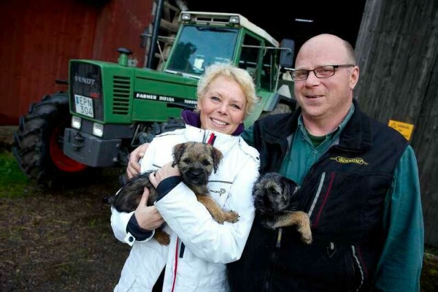 Marita och Mikael Larsson med sina två hundar. Foto: Johan Främst/Aftonbladet. Marita och Mikael Larsson med sina två hundar. Foto: Johan Främst/Aftonbladet.