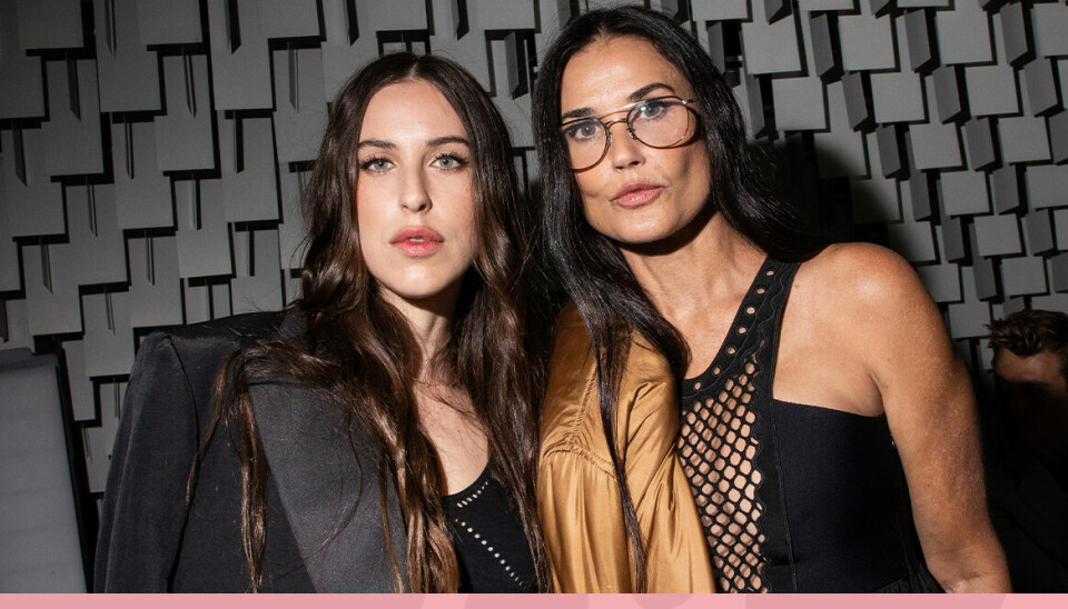 Demi Moore och dottern Scout är kopior under Paris Fashion Week