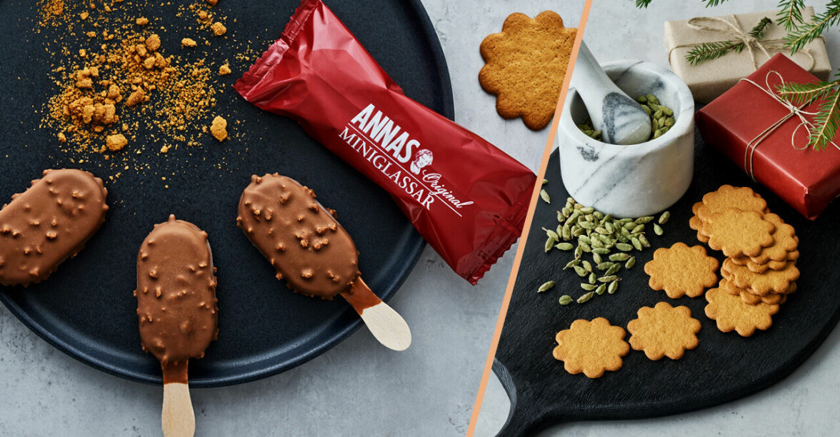 Nu finns Annas pepparkaksglass som pinnglass
