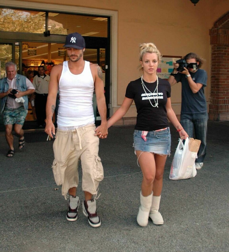 Dansaren Kevin Federline och Britney Spears var ett uppmärksammat par när det begav sig. Dansaren Kevin Federline och Britney Spears var ett uppmärksammat par när det begav sig.