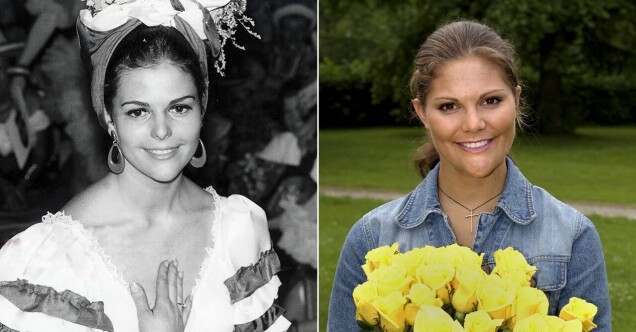 11 bilder på Victoria och Silvia – när de är lika gamla