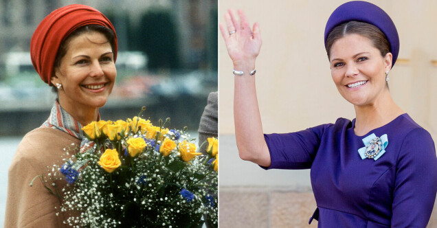 11 bilder på Victoria och Silvia – när de är lika gamla