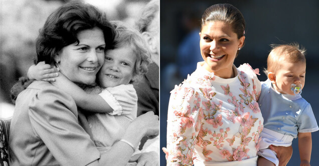 11 bilder på Victoria och Silvia – när de är lika gamla