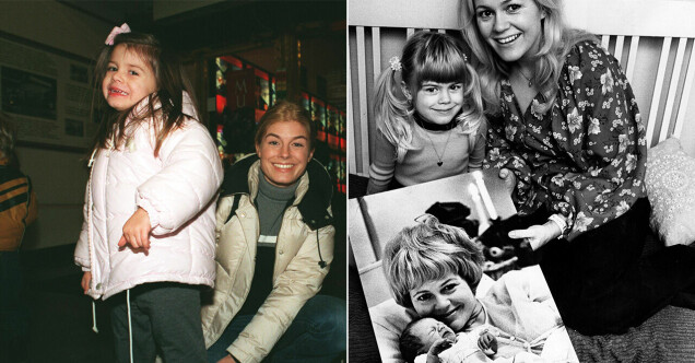 18 bilder på Bianca och Pernilla när de var lika gamla