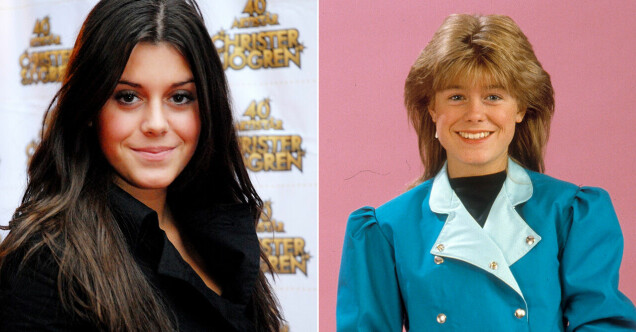 18 bilder på Bianca och Pernilla när de var lika gamla