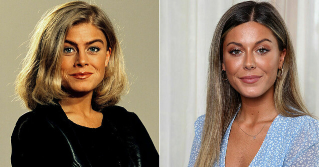 18 bilder på Bianca och Pernilla när de var lika gamla