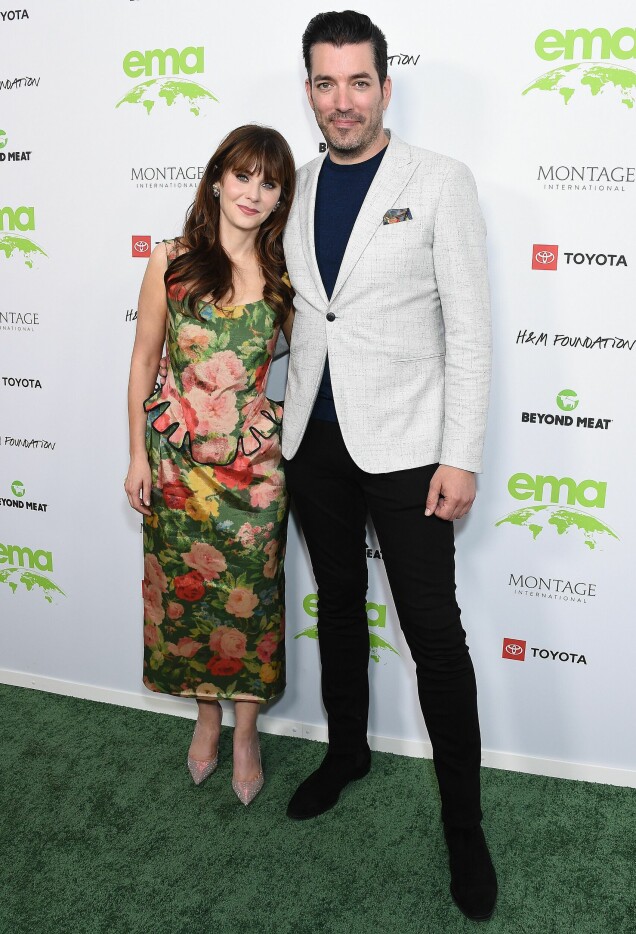Zooey Deschanel och pojkvännen Jonathan Scott. Zooey Deschanel och pojkvännen Jonathan Scott.