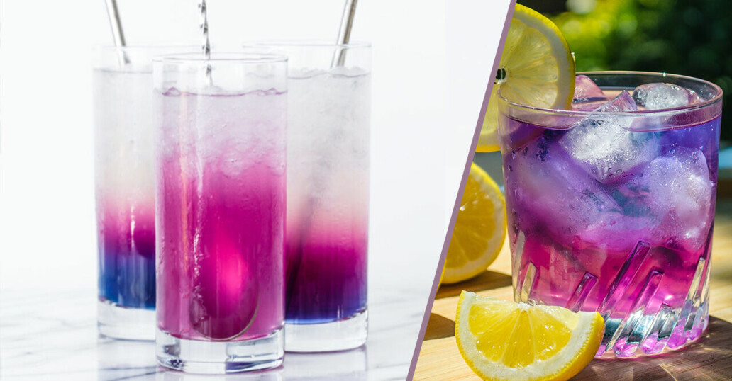 Så här enkelt gör du en magisk drink som ändrar färg