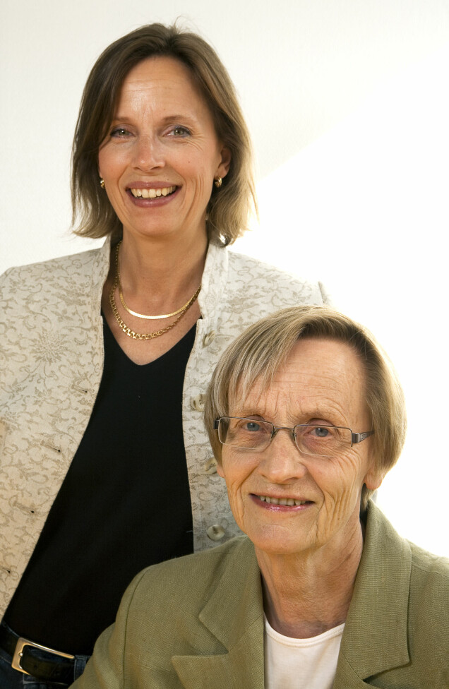 Astrid Lindgrens dotter Karin Nyman samt barnbarnet Malin Billing 2007. Astrid Lindgrens dotter Karin Nyman samt barnbarnet Malin Billing 2007.