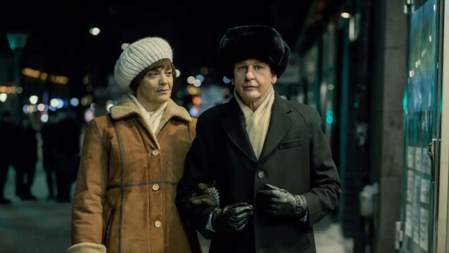 Paret Palme på mordkvällen i serien. Paret Palme på mordkvällen i serien.