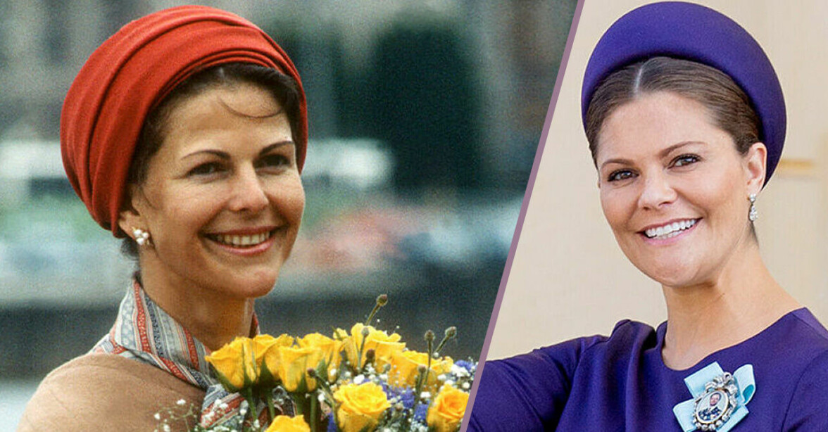 11 bilder på Victoria och Silvia – när de är lika gamla