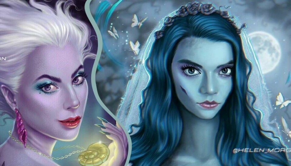 Så skulle kändisarna se ut som onda karaktärer i filmklassikerna