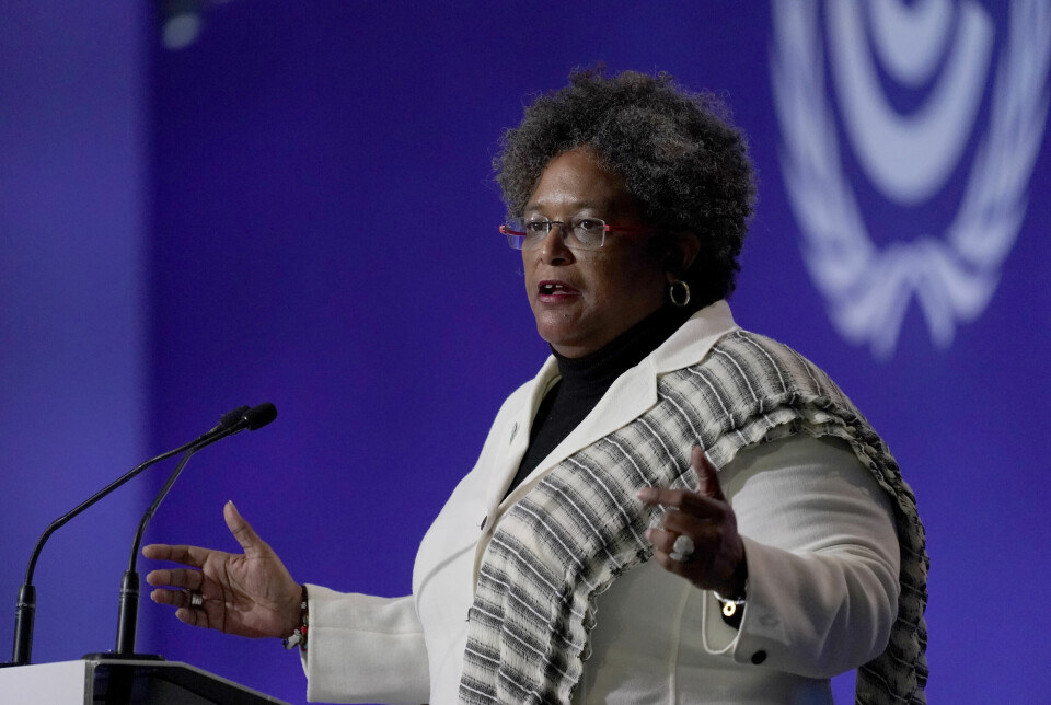 Barbados premiärminister Mia Amor Mottley. Barbados premiärminister Mia Amor Mottley.