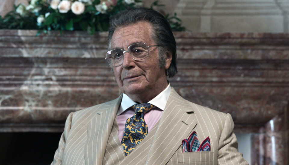 Al Pacino som Aldo Gucci. Al Pacino som Aldo Gucci.