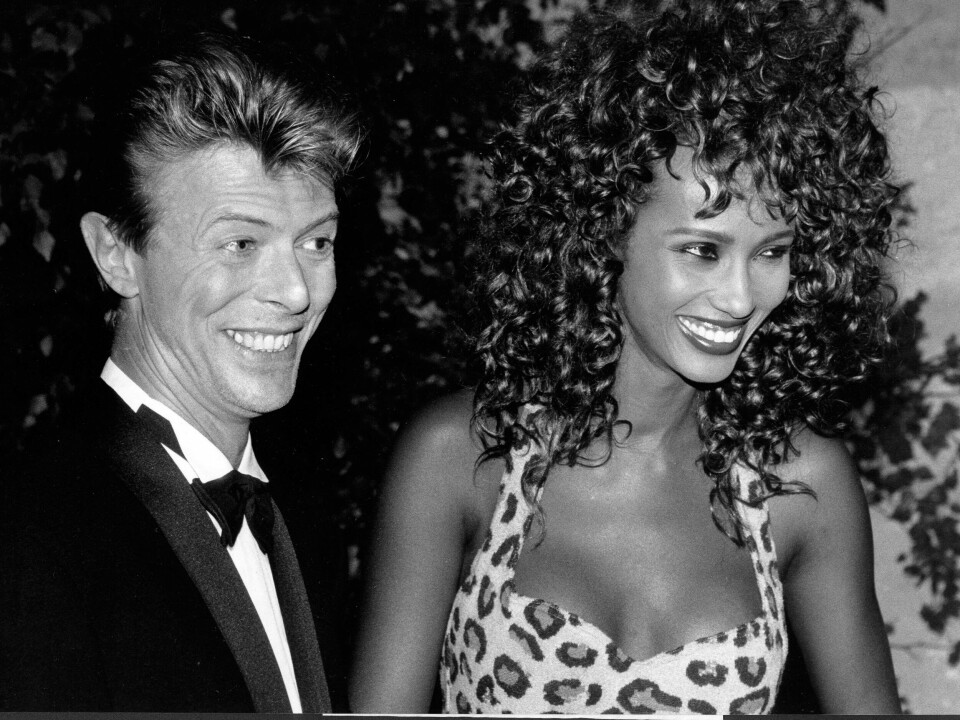 Iman och David Bowie var ett av 90-talets hetaste kändispar. Här är de på tillställning ihop 1991. Iman och David Bowie var ett av 90-talets hetaste kändispar. Här är de på tillställning ihop 1991.