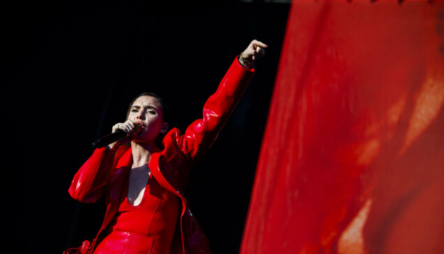 Lykke Li på scen under Lollapalooza 2019. Lykke Li på scen under Lollapalooza 2019.