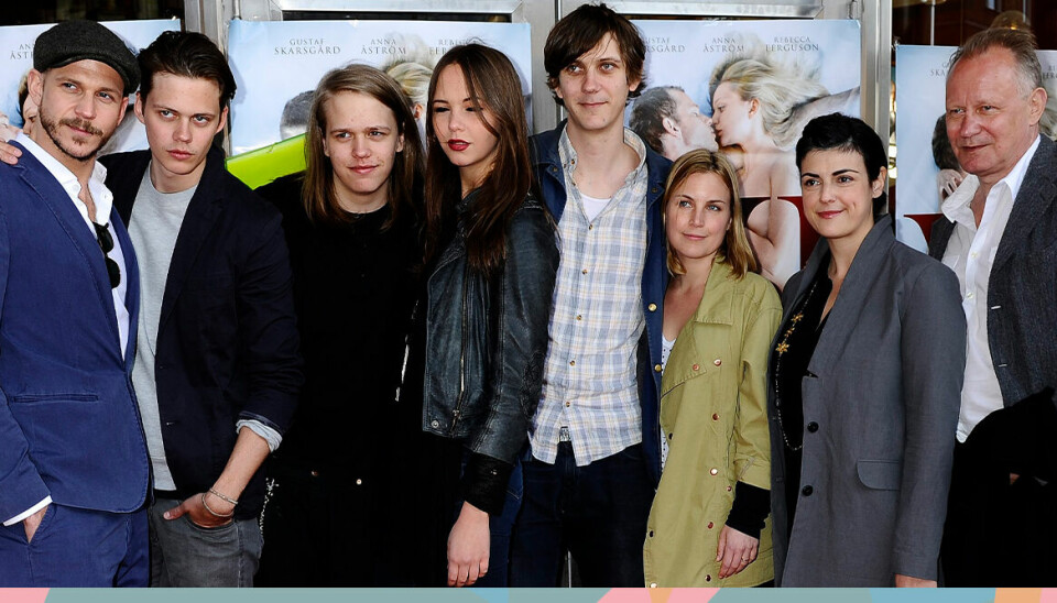 Familjen Skarsgård, med läkaren Sam i mitten. Familjen Skarsgård, med läkaren Sam i mitten.