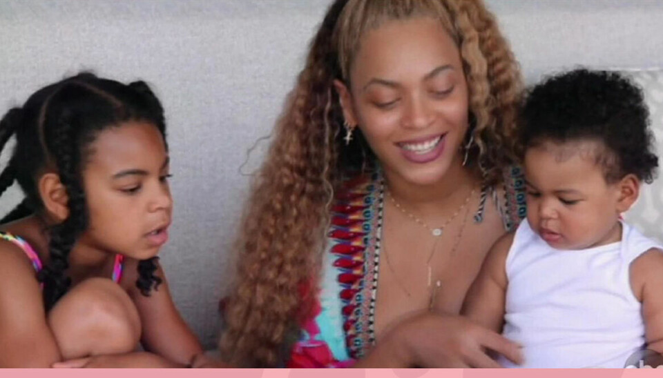 Beyoncés döttrar Rumi och Blue Ivy är kopior i nya reklamfilmen