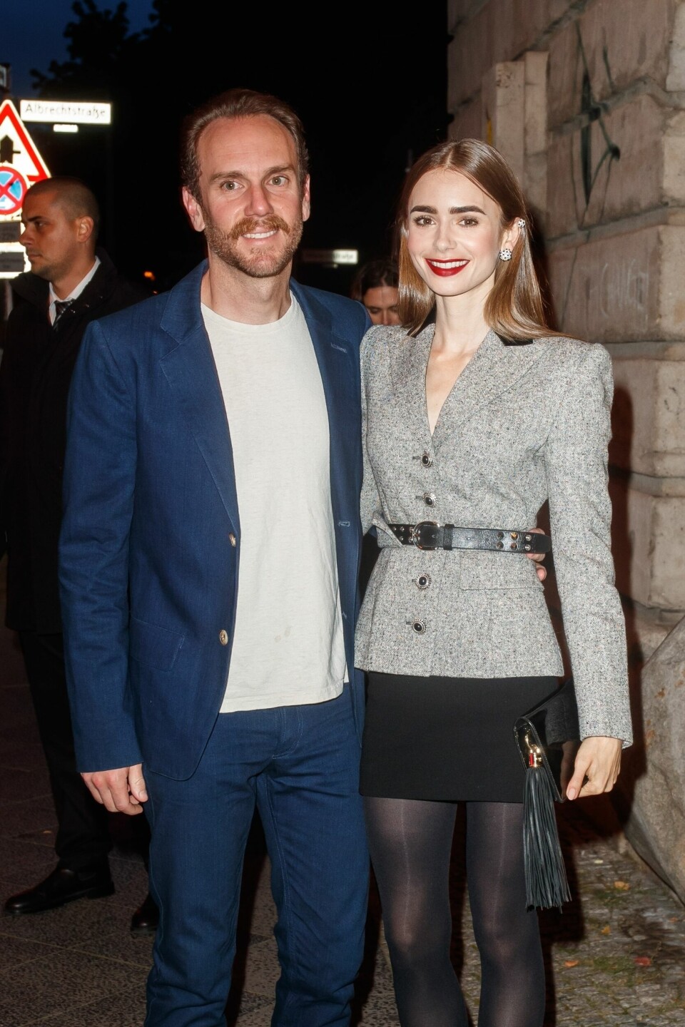 Lily Collins och maken Charlie McDowell. Lily Collins och maken Charlie McDowell.