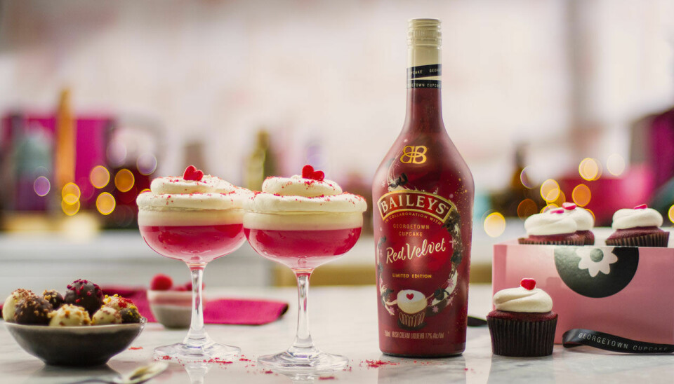 Baileys släpper likör med smak av Red velvet cake