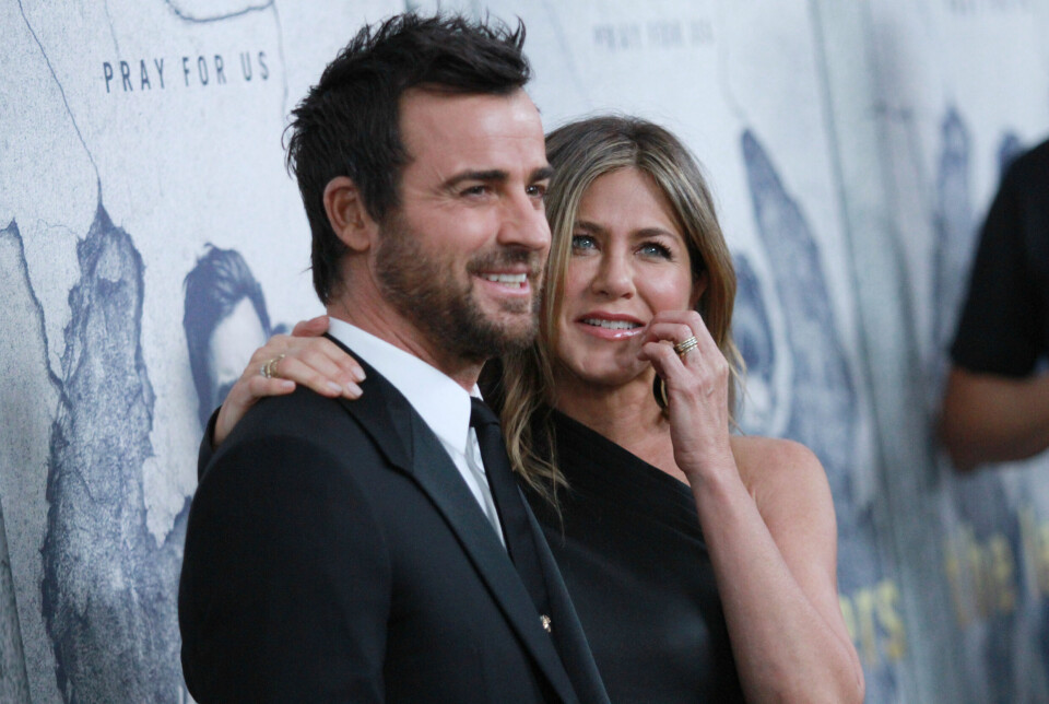 Jennifer Aniston med ex-maken Justin Theroux. Jennifer Aniston med ex-maken Justin Theroux.