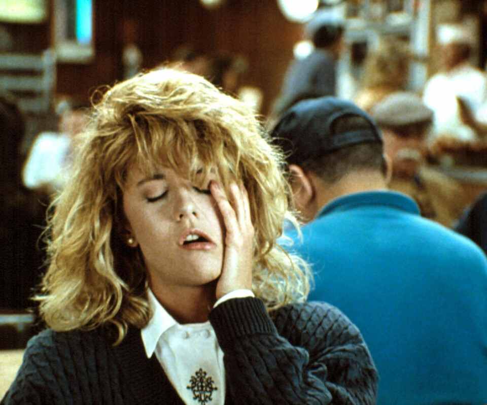 Meg Ryan fejkade en orgasm i en klassisk scen i När Harry mötte Sally. Meg Ryan fejkade en orgasm i en klassisk scen i När Harry mötte Sally.