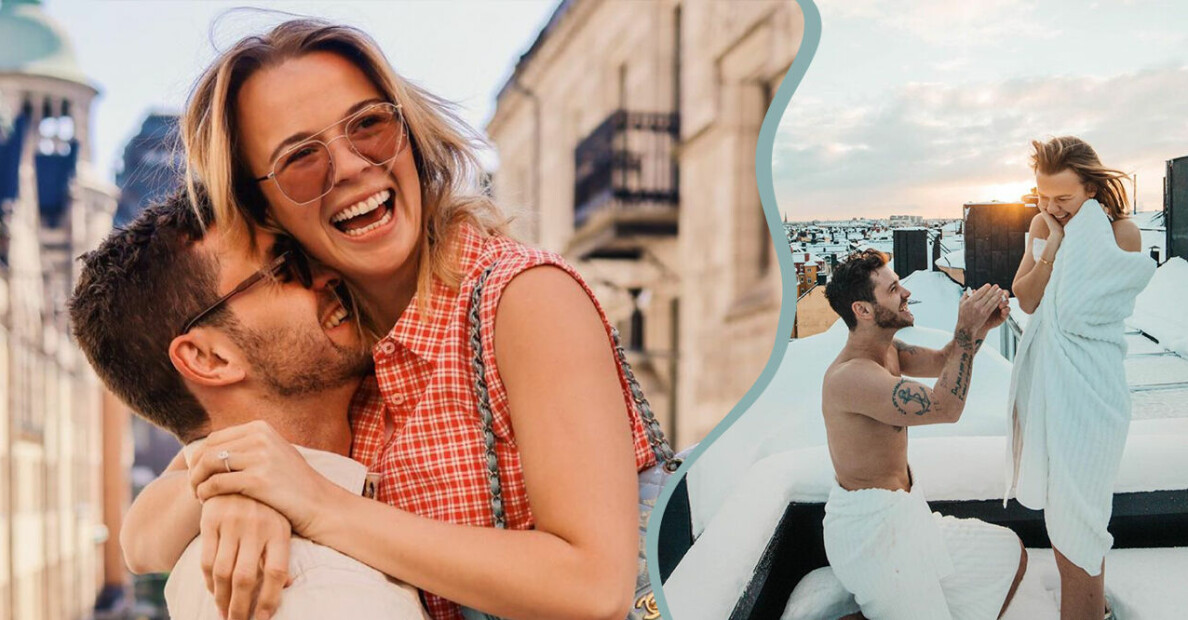 Margaux Dietz berättar sanningen bakom bilderna från frieriet