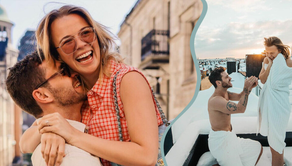 Margaux Dietz berättar sanningen bakom bilderna från frieriet