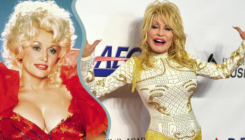 Dolly Parton visar sitt naturliga hår utan peruk