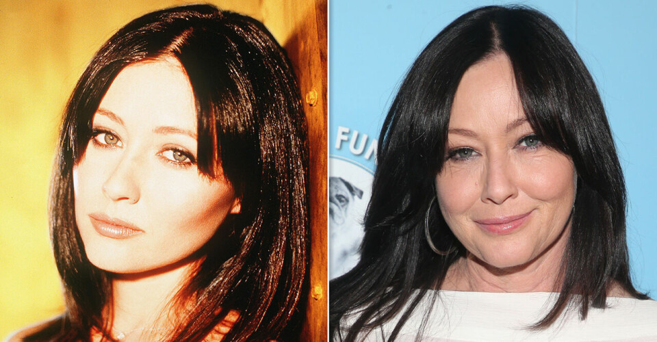 Shannen Doherty då och nu. Shannen Doherty då och nu.