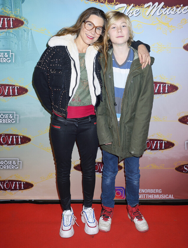 Caroline af Ugglas och sonen Otis Liljedahl på röda mattan 2019. Caroline af Ugglas och sonen Otis Liljedahl på röda mattan 2019.