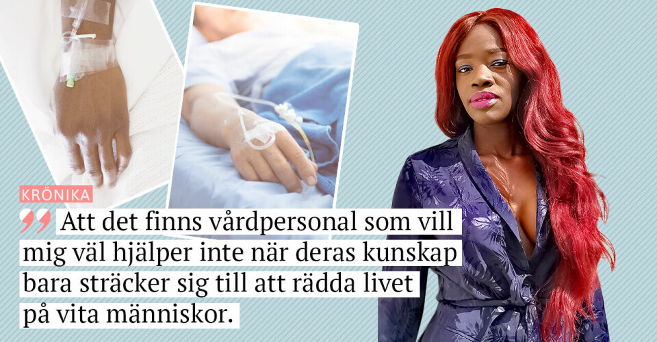 Aysha Jones: ”Jag är livrädd för att drabbas av en hudsjukdom i Sverige”
