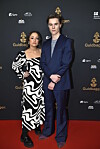 Skådiskompisarna Frida Argento och Edvin Ryding från Netflix Young Royals.