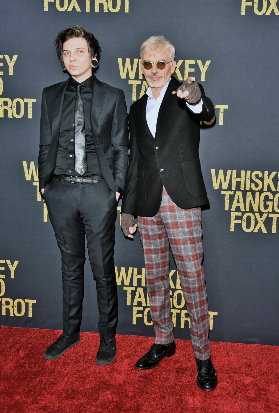 William och pappa Billy Bob Thornton på röda mattan 2016. William och pappa Billy Bob Thornton på röda mattan 2016.