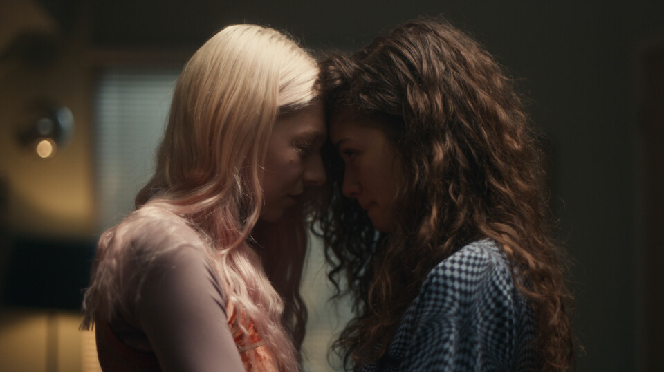 Hunter Schafer och Zendaya i rollerna som Jules och Rue i Euphoria. Hunter Schafer och Zendaya i rollerna som Jules och Rue i Euphoria.