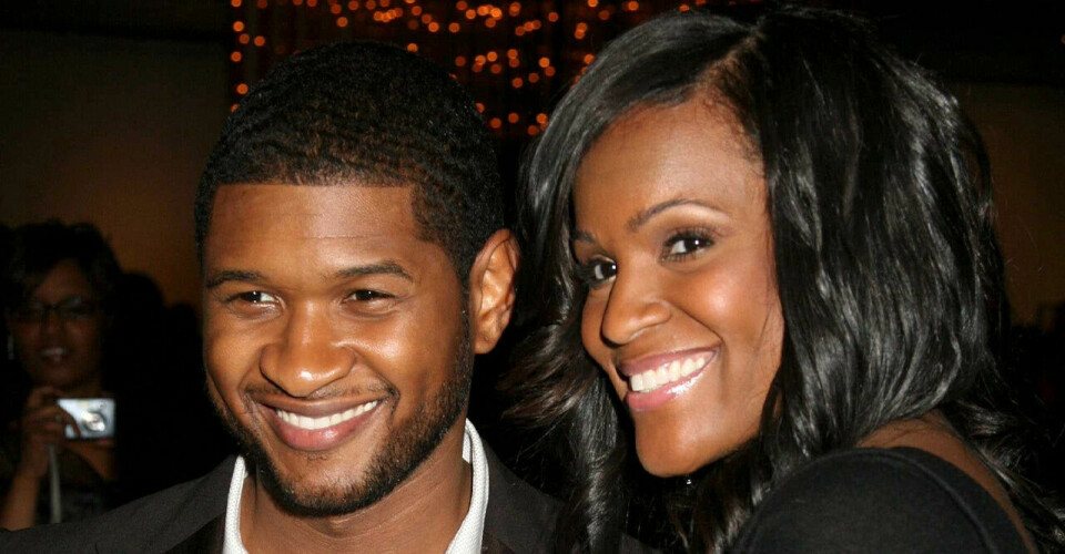 Usher och Tameka Foster. Usher och Tameka Foster.