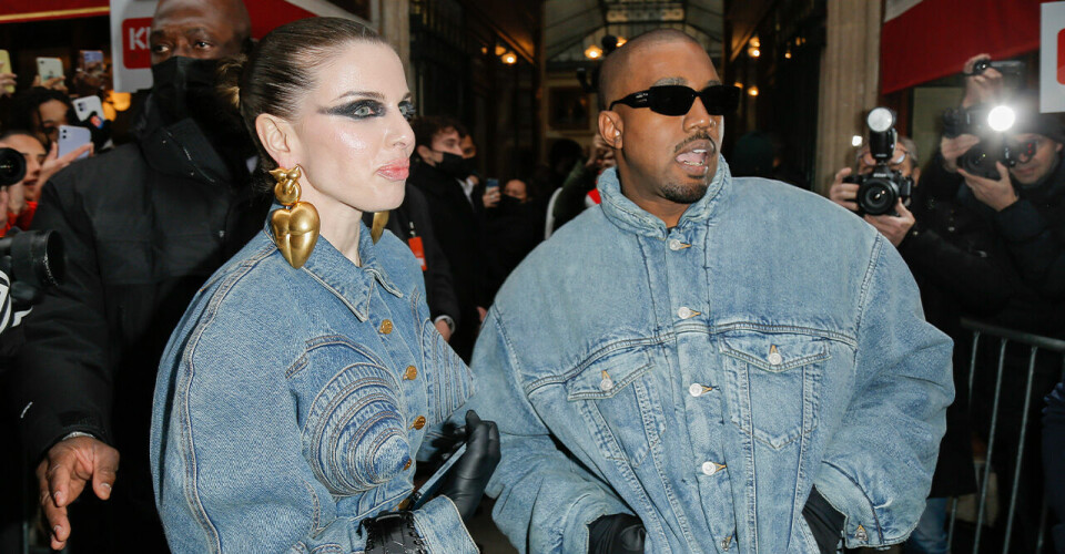 Julia fox och Kanye West. Julia fox och Kanye West.