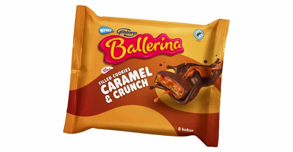 Ballerina Filled Cookies Caramel & Crunch. Ballerina Filled Cookies Caramel & Crunch.