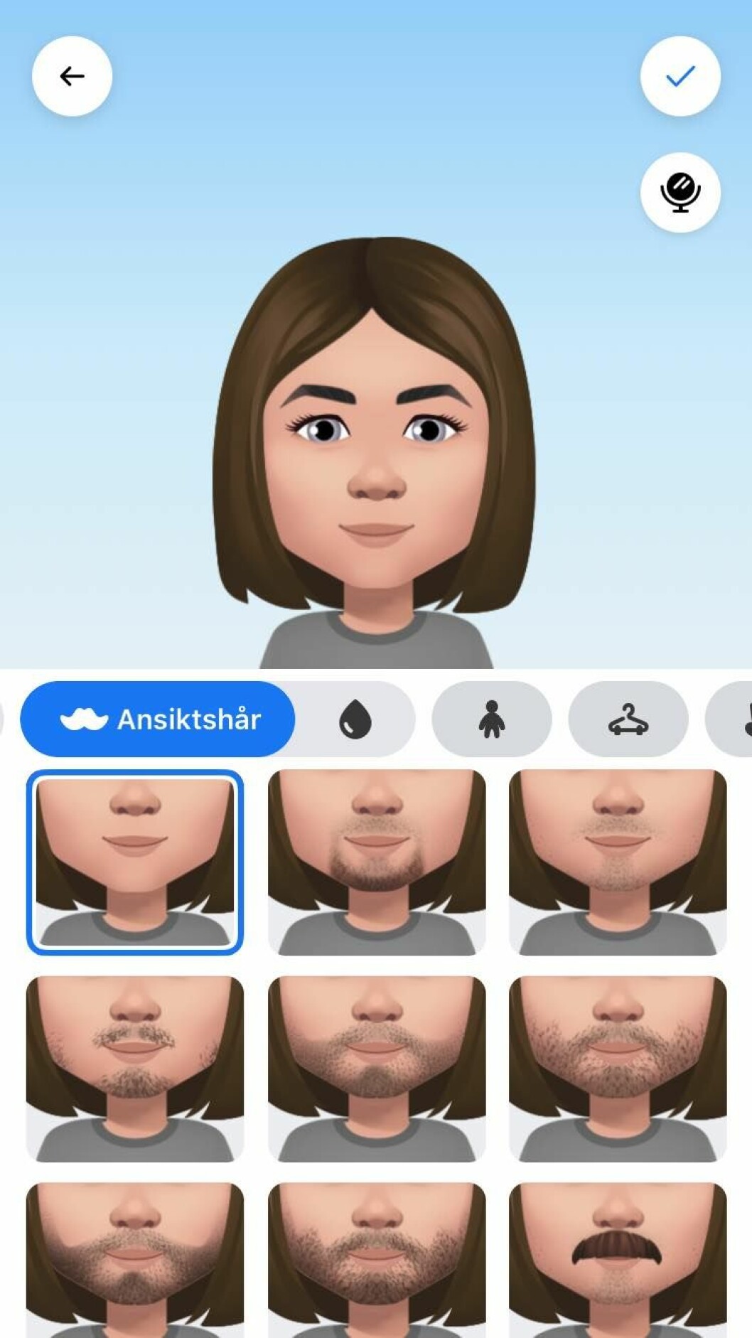 Facebooks funktion gör din egen avatar eller emoji