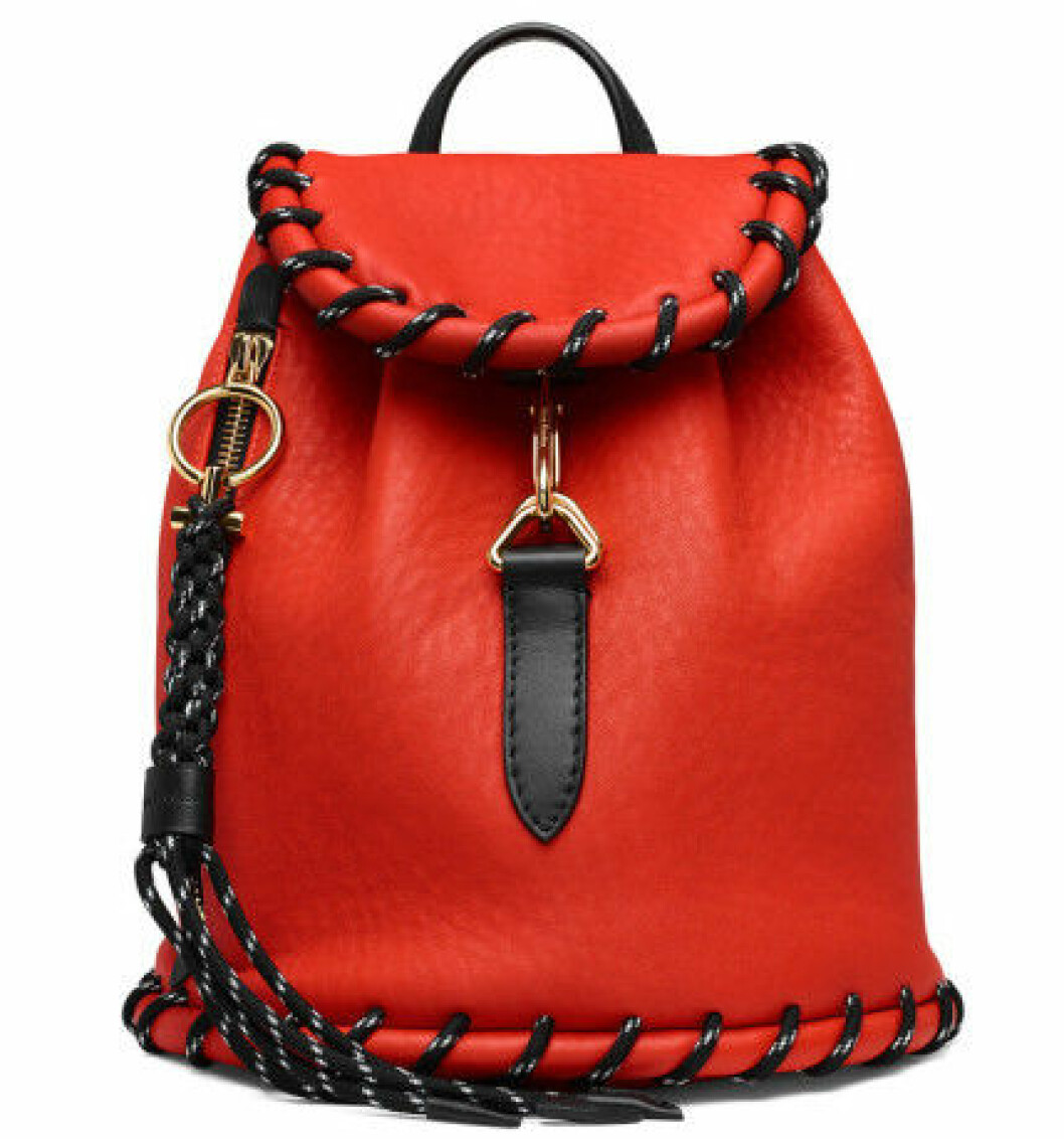 Acne Rope Jungle Red kostar 11 995 kr. acne studios ryggsäck