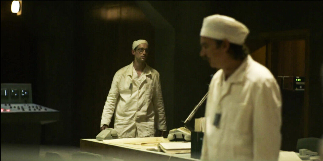 Avsnitt ett: från 08:06 till 08:08. Adam Lundgren i Chernobyl Avsnitt 1
