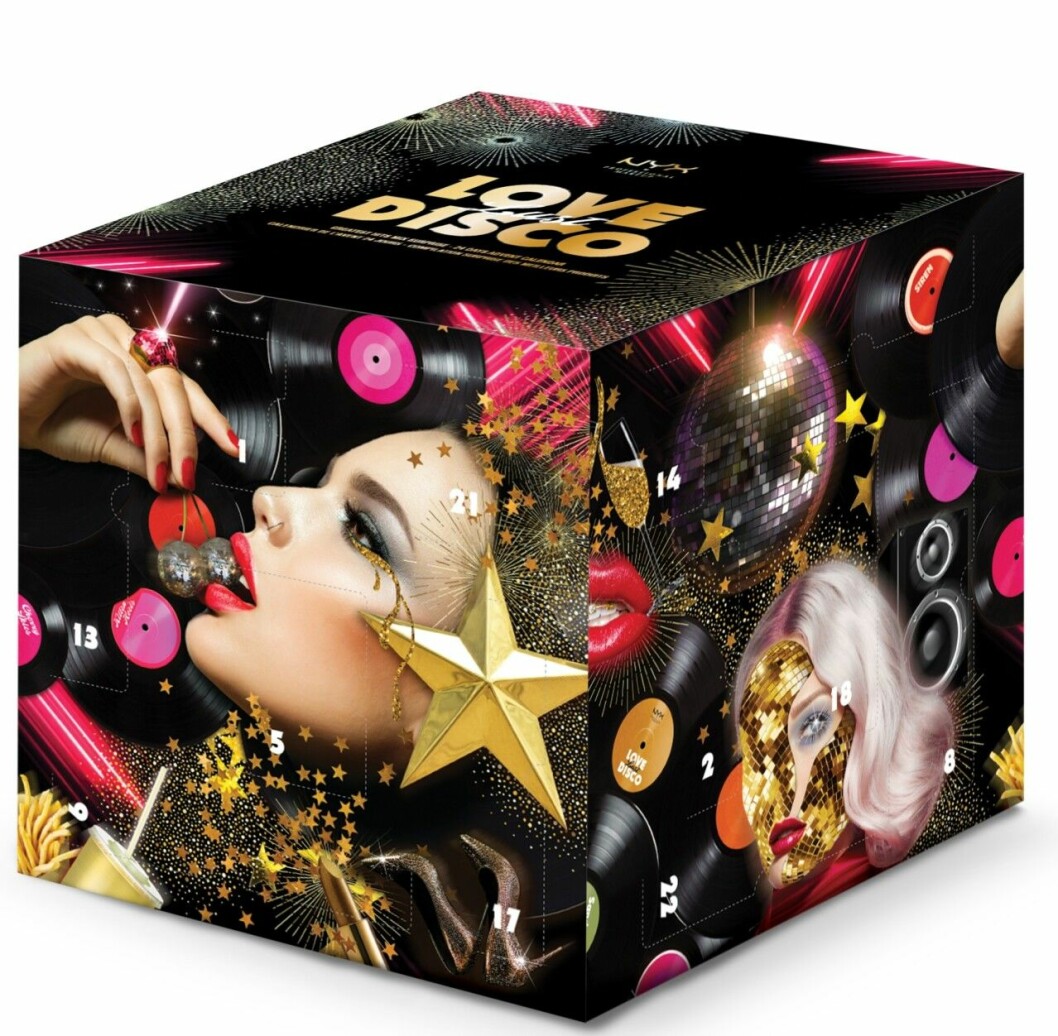Adventskalender med smink från Nyx till 2019