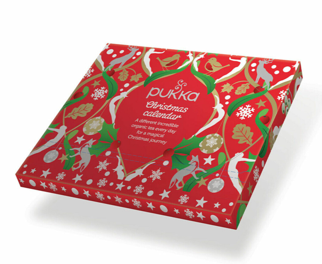 Adventskalender med te för vuxna till julen 2019