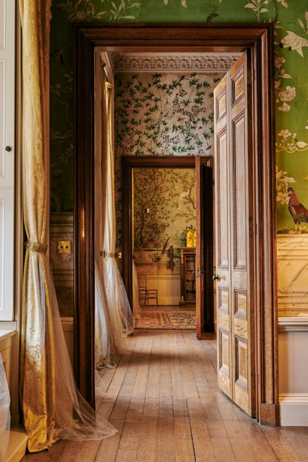 Korridor i Belvoir Castle