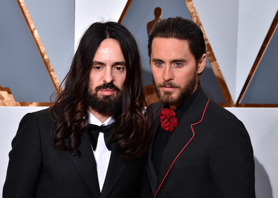 Alessandro Michele tillsammans med Jared Leto. Alessandro Michele